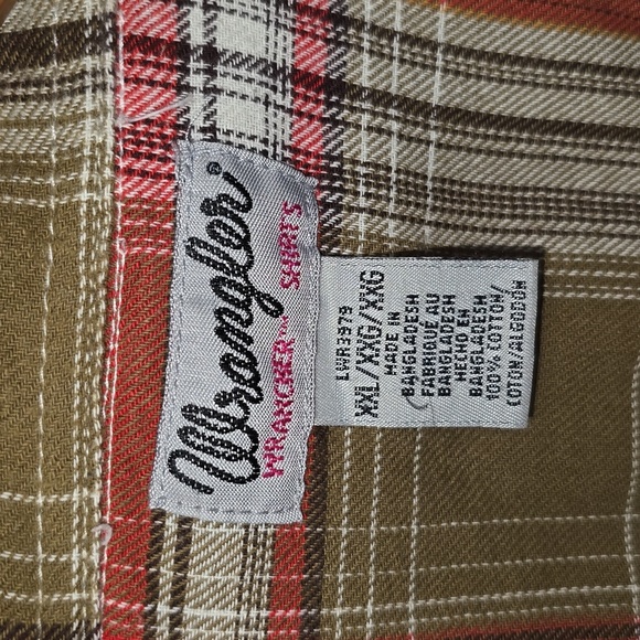 Vintage Wrangler Wrancher Lace Long Sleeve Pearl Snap Button Down Women Size XXL - Picture 2 of 12